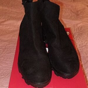 Unisa Black Ankle Booties